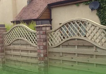decorative fence from Castle Fencing